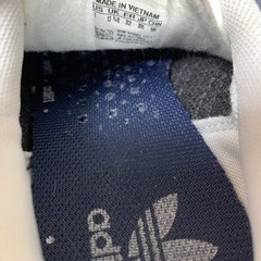Adidas Gazelle Kids US 1 Shoes Blue White Suede Lace Up Athletic Sneakers G21963