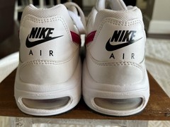 Nike Air Max Kids Sneaker White Pink Black Lace-Up Low Top US 7Y 844349-101