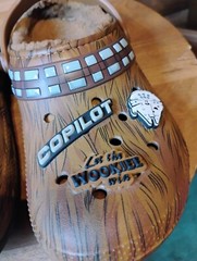 Star Wars Chewbacca Crocs , Classic Lined Clogs, Youth Size J5
