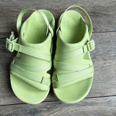 Chaco Big Kids Junior Green Slingback Sport Adjustable Sandals Sz 6