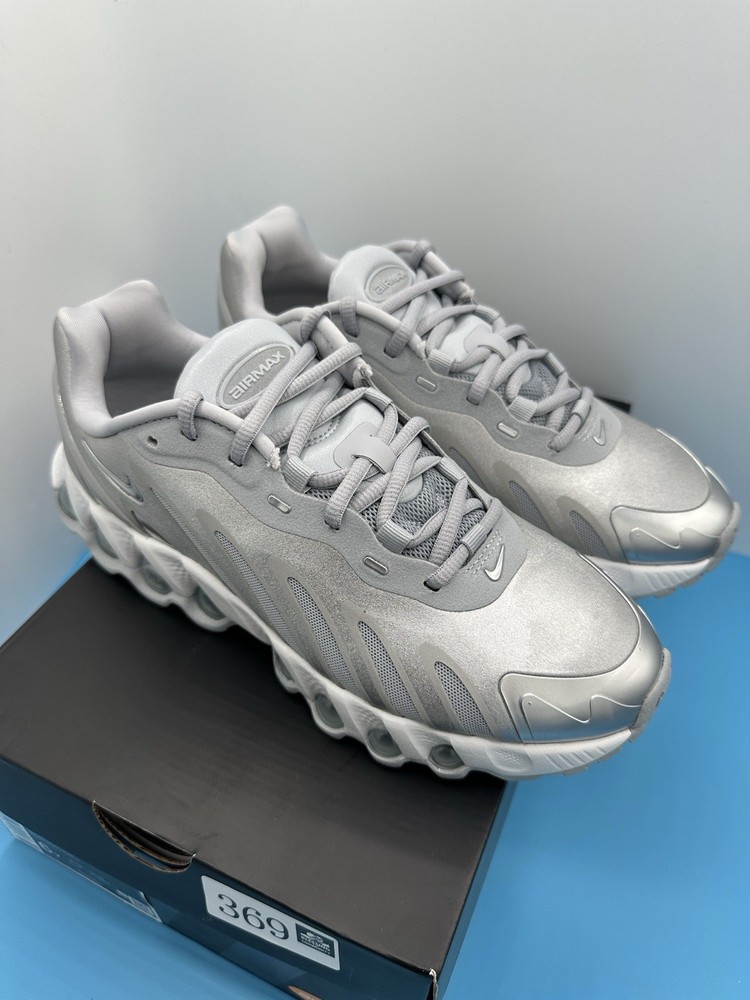 Nike Air Max Dn8 GS Wolf Grey Metallic Silver Youth Shoes Sz 6y New HF7310-001