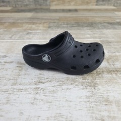 Crocs Classic Kids Clog Sandals Sz C8 8 Black Rubber Comfort Slip On Round Toe