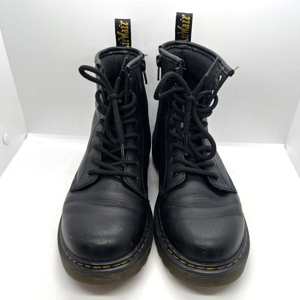 Dr Martens 1460J Youth Boots Size US 4 EU 36 Black 8 Eye Lace Up Docs