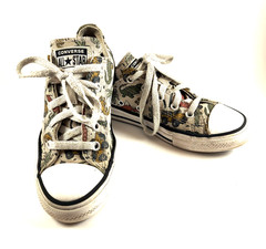 Converse Chuck Taylor All Star Low Top Desert Explorer Beige Kid’s Shoes A02453F