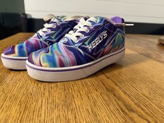 Heelys Pro 20 Prints HE101145 Sneaker Kids US 5/ Womans 6 Purple Skate Shoes