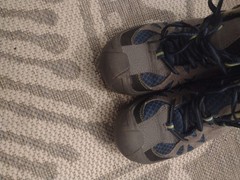 Merrell Capra Mid Lace Up Waterproof Big Kids Hiking Boots Sz 2.5 M Excellent