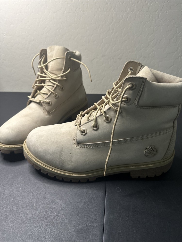 Timberland Premium 6 Inch Boot Big Kid Size 7 Angora