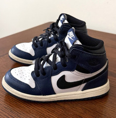 Nike Air Jordan 1 Retro High OG Toddler Shoes Midnight Navy FD1413 401 Size 10C