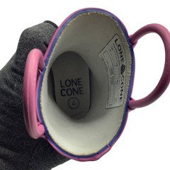 Lone Cone Kids Rain Boots Rainbow Print Navy Pink Rubber US 4