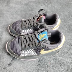 Nike Ja 1 GS ‚Personal Touch‘ Shoes Boys 3Y Grey Purple Sneakers DX2294-002