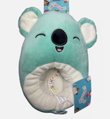 Squishmallows Plush Slippers Green Koala Bear Kids Shoe Size 11/12