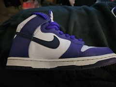 Nike Dunk High GS Electro Purple Midnight Navy Athletic Shoes 7 Youth DH9751-100