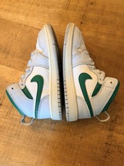 Jordan 1 Mid Summit White Pine Green Pure Platinum Kids Choose Size 11C
