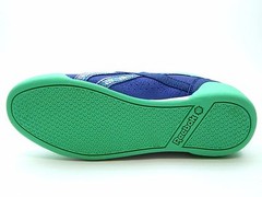 Reebok Junior Classic V72763 BEACON TEAL WHITE GOLD SHOES SIZE 5.5