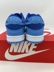 Nike Dunk Low Youth Size 6.5 Blue White Leather Suede Shoes IB5721 400