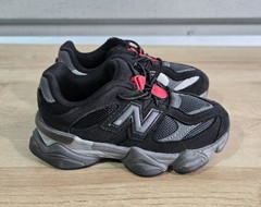 New Balance 9060 Unisex Kids Sneakers Black/Gray, Size US 10 No Insoles