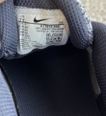 Nike Flex Contact Shoes Grey Size 6Y Gray/Black Sneakers 917932 008