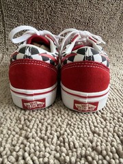 Size 3 (PS) – VANS Old Skool ComfyCush Low Flame Checkerboard