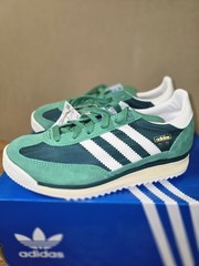 adidas SL 72 RS J Collegiate Green White JH5673 Size 4Y / Women 5.5 Brand New DS