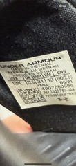 Under Armour Ansa fixed US kids 13 blk/wht