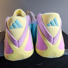 New Adidas AE 2 J Easter GS Sz 5Y Anthony Edwards 2 JQ9505 Pastel NBA Ant Man
