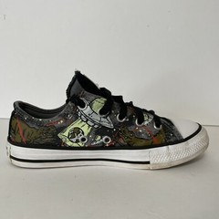 Converse All Star Junior Space UFO Lazer Dinos Dinosaurs Sneakers 665392C Size 1