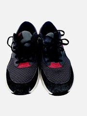 Barely Used Nike Air Max System GS Youth Size 7Y Shoes DQ0284-003 Black Maroon