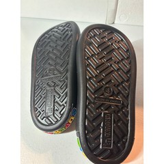 Kids Nintendo Super Mario Luigi Mario Pillow Slide Sandals Black Size 4 NEW