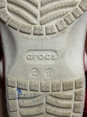 Crocs Hello Kitty Kids Size C13 Red