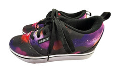 HEELYS Pro 20 Prints Youth 5 Galaxy Purple Space Roller Shoes NWOB HE02486001