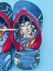 Havaianas Superman Non Slip Flip Flops Sandals child USA size 9C