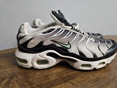 Nike Air Max Plus Tn Gs Fresh Mint White Black Grey 7Y/8.5 Woman CD0609-106