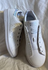 adidas Originals Kids Stan Smith Sneaker FX7521 Youth Size 3 1/2 No Laces