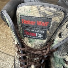 Timber Wolf Thermolite Boys 7 Camo Duck Boots Water Resistant Lace Up Insulated