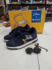 Bart Simpson Heelys Skater Sneakers Size 5 Youth – USED CONDITION