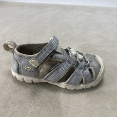 KEEN Unisex Kid’s Sandal SILVER Metallic Size 9 M US Little Kid Hiking Washable