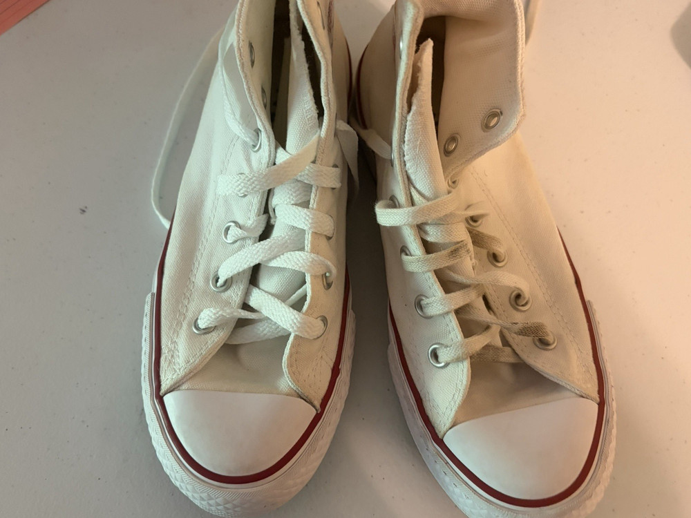 Converse All Star Unisex Kids Low Top Lace-Up Sneakers White US 3.5
