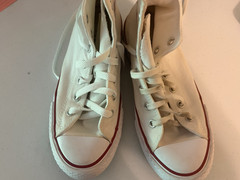 Converse All Star Unisex Kids Low Top Lace-Up Sneakers White US 3.5