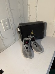 Nike Air Jordan Formula 23 GG Gray Black Pink Youth 7Y EUR 40 Basketball Shoes