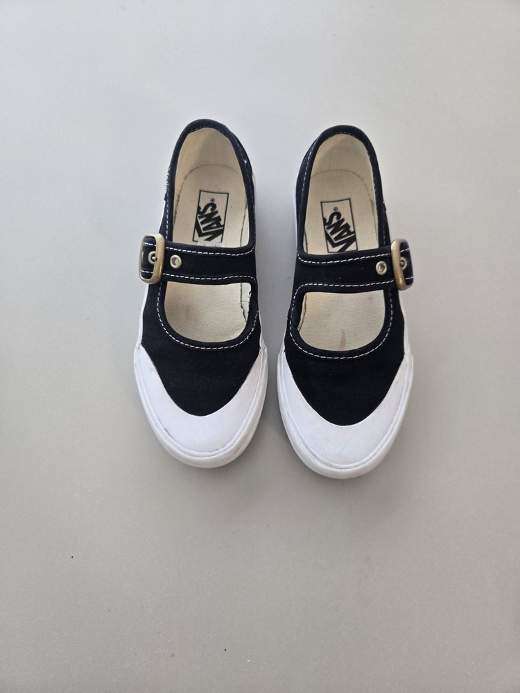 VANS Style 93 Mary Jane Buckle Strap Low Top Canvas Sneakers Shoes Size 13 Youth