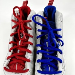 Nike Little Posite One USA Moon Red White Blue Silver Boys Shoes Size US 2Y