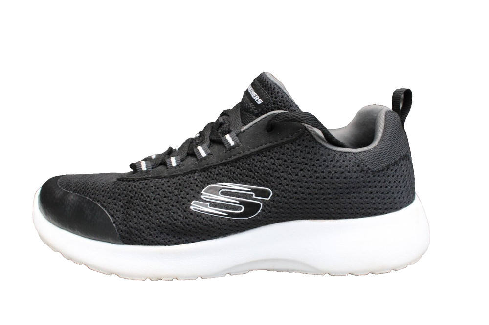 Skechers Dynamight Turbo Dash kids trainers unisex black size 35 excellent condition