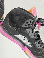 Nike Air Jordan 5 Floridian Black 2013 Retro GS 440892-067 sz 5.5Y Woman’s 7