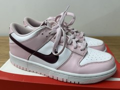 Nike Dunk Low “Pink Foam” Red White CW1590-601 GS Size 7Y