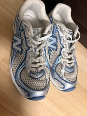 New Balance 740 Bungee Lace Blue/White Kids Size 1