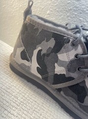 Alpine Design Winter Shoes, Woolblend Linning, Blown Rubber Outsole – Camo Sz. 3