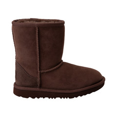 Big Kids UGG Classic II Boot – Burnt Cedar Suede, Size 6 US [1017703K]