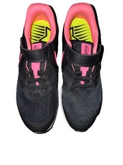 New Nike Star Runner 2 PS Youth Sz 2 Black/ Sunset Pulse/ White AT1801–002
