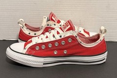 Converse CTAS Double Upper OX (Junior Size 5) Low Red/White/Blue Stars