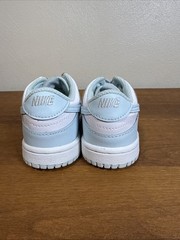 Nike Dunk Low ‘Glacier Blue’ TD Toddler Size 9C FB9107-105 White/Light Blue